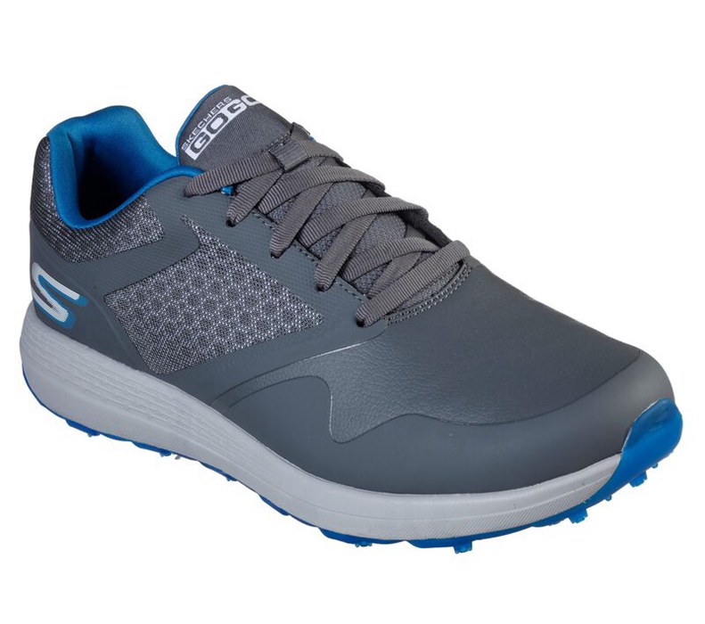 Skechers Go Max - Mens Golf Shoes Grey/Blue [AU-LC9554]